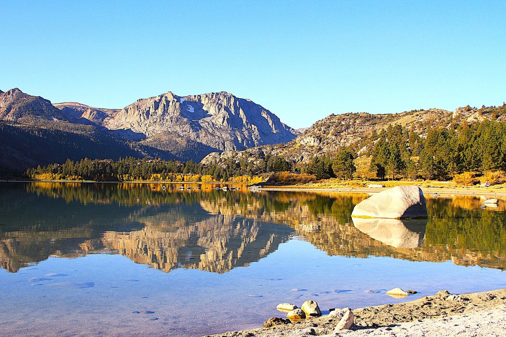 reflection of june lake