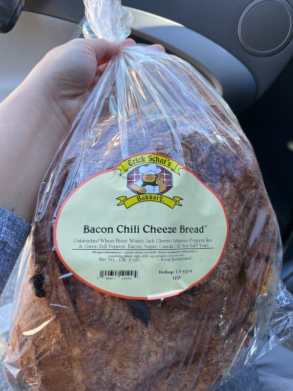 bacon chili cheese bread at Erick Schat's bakery
