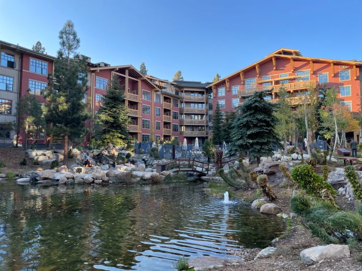 The village lodge in downtown Mammoth 