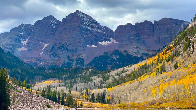 Maroon Bells in fall