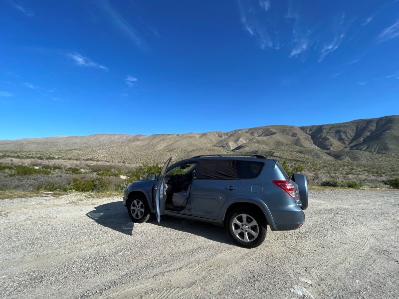 Peg leg smith dispersed camping in Anza borrego springs