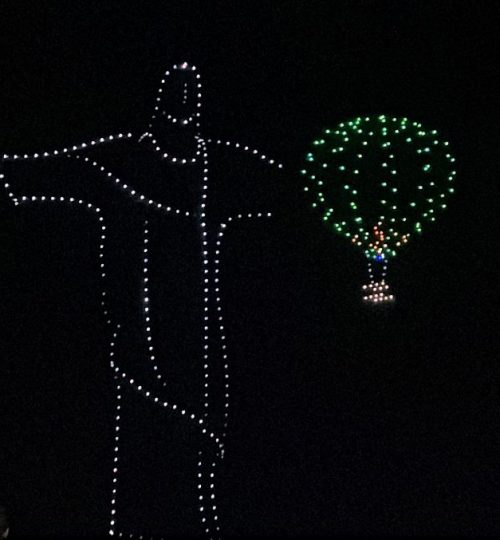 drone show at Balloon Fiesta New mexico