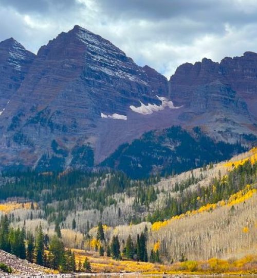 Maroon Bells in fall